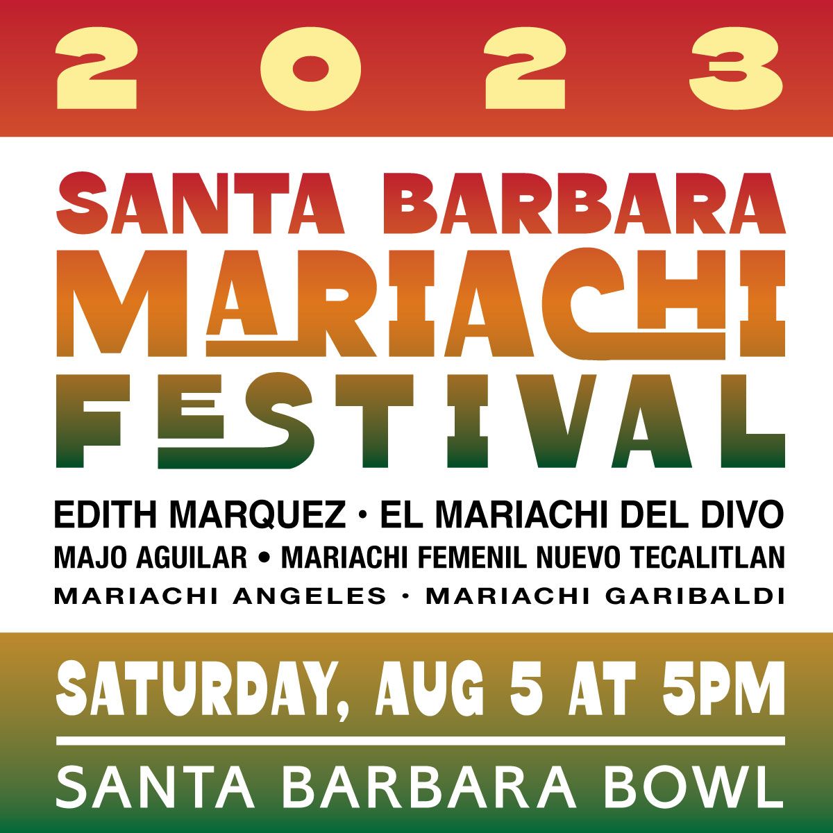 2023 Santa Barbara Mariachi Festival