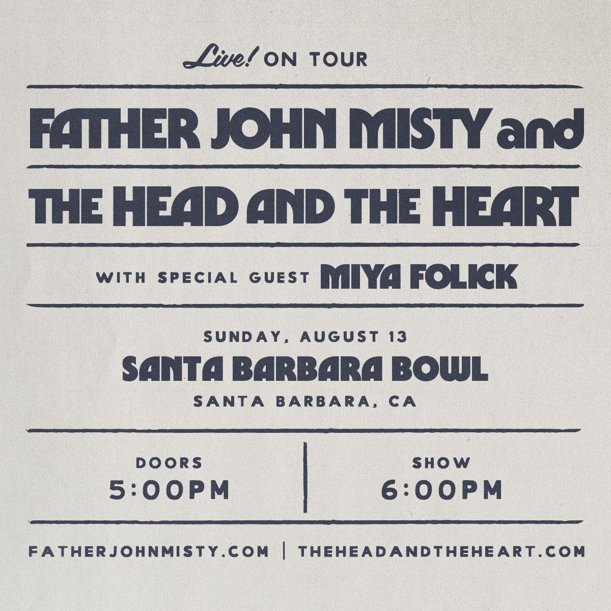 Father John Misty & The Head and The Heart